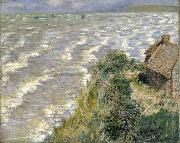 Claude Monet Rising Tide at Pourville Spain oil painting artist